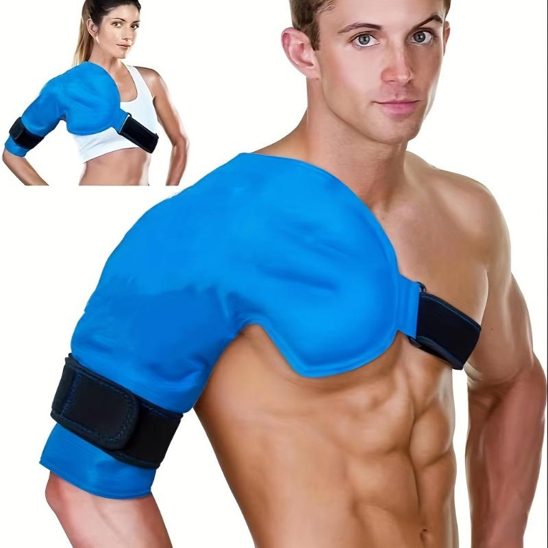 Shoulder Ice Pack Rotator Cuff Cold Therapy, Reusable Adjustable Shoulder Ice Pack Wrap, Shoulder Brace Gel Cold Pack For Tendonitis, Injuries, Recovery After Shoulder Surgery