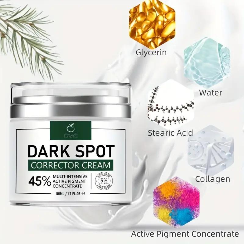 Dark Spot Remover Corrector for Face and Body, Dark Spot Corrector Cream, Moisturizer-Remover, for Men and Women, CVC