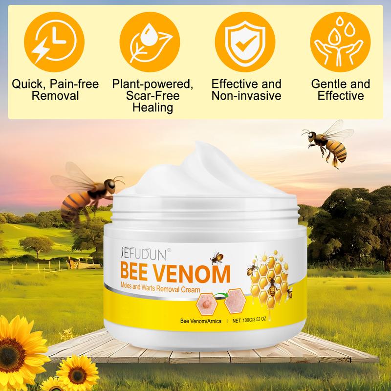 New Arrival: Sefudun Bee Venom Moisturizer – Nourishing & Hydrating Cream for Face & Body, Moisturizing Skincare for Comfort & Skin Repair (100g)