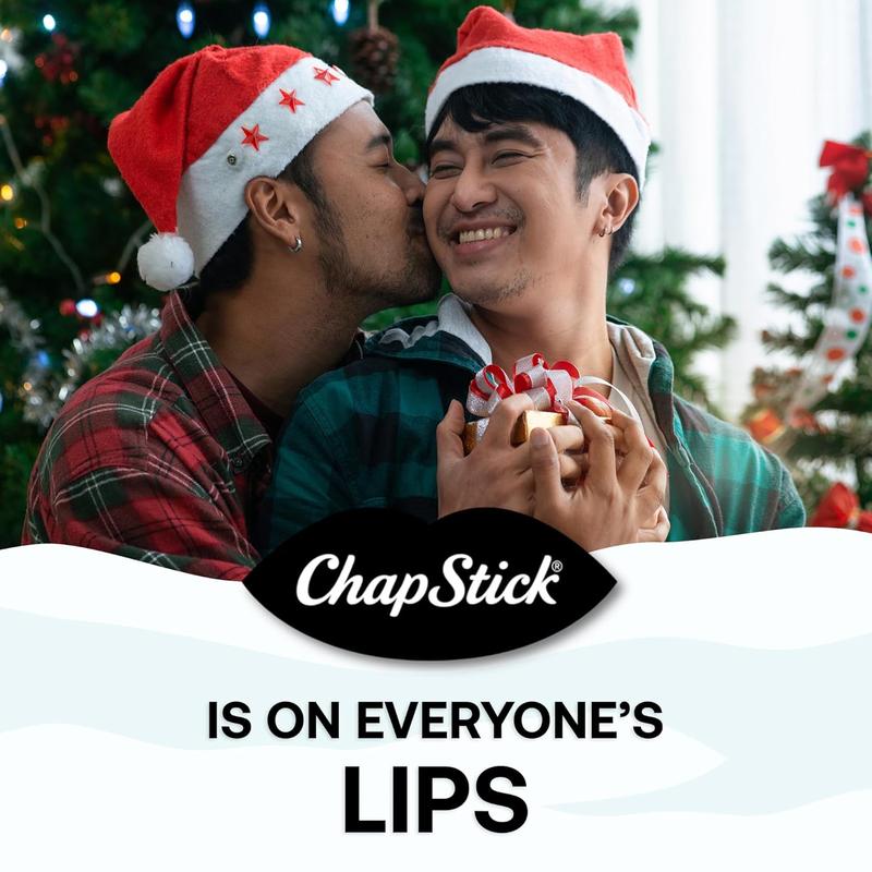 ChapStick Holiday Lip Balm 5-Pack (2 Sets) – Classic Lip Care, Perfect Stocking Stuffer!