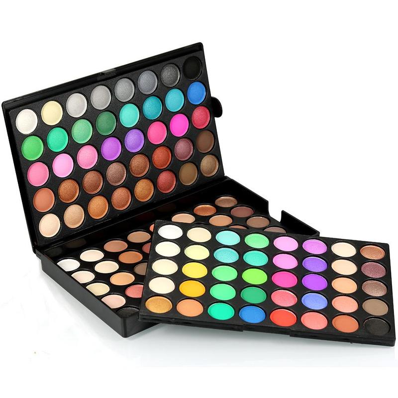 120 Colors Eyeshadow Palette, Matte and Glitter Eye Shadows Palette, Long Lasting Shimmering Eye Shadow Makeup Products, Colorful Eye Makeup Products for All Styles and Occasions, Christmas Gift