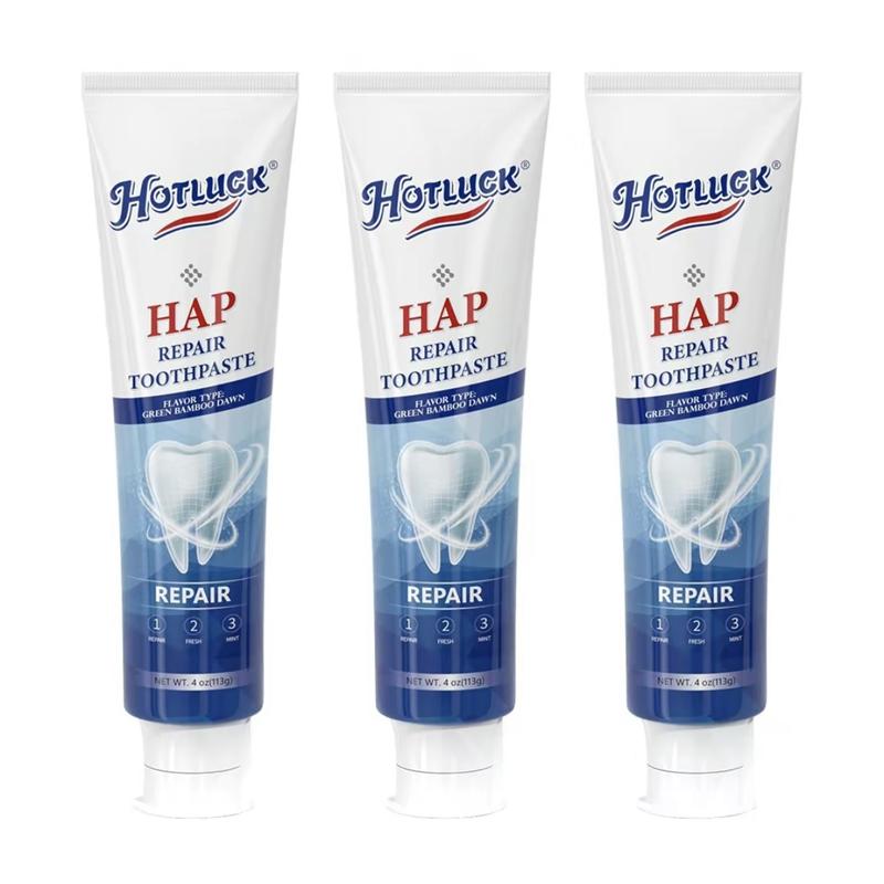 Hotluck Fluoride-Free HydroxyapatiteToothpaste-Whitening, PlaqueControl, Cavity Prevention, andStrengthens Teeth for the Whole FamilyOral