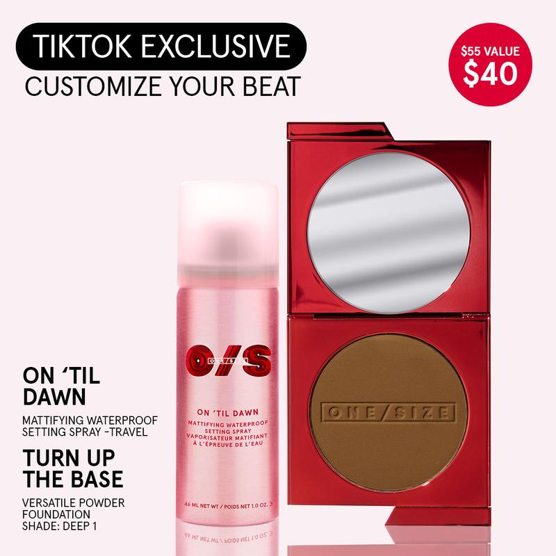 Turn Up 'Til Dawn Value Set Duo - Iconic Long-Wearing Makeup Setting Spray & Customizable Award-Winning Pressed Powder Foundation | TikTok's Favorite All-Night Makeup Wear Set