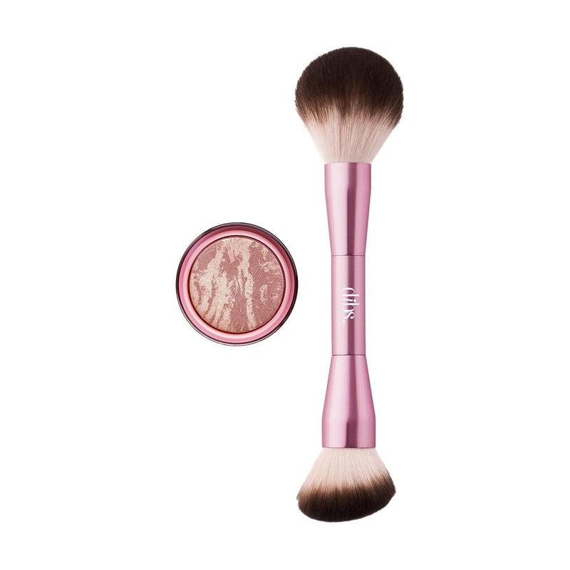 Velvet Shimmer Set Limited Edition Highlighter And Makeup Brush Bundle