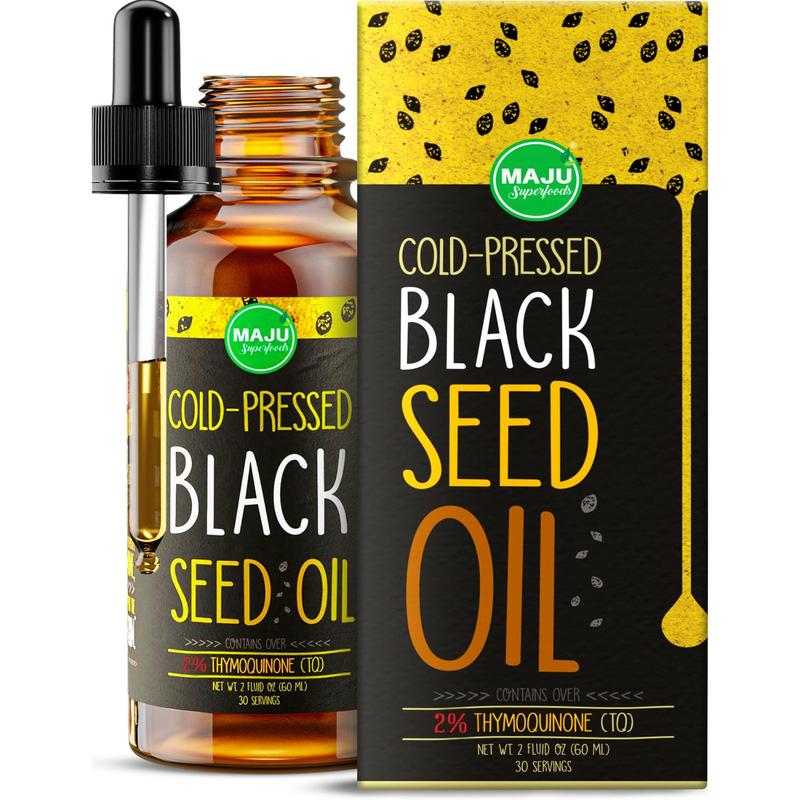 MAJU Black Seed Oil Liquid Dropper (2oz) Serums Skincare Skin Repair Comfort Daily Organic