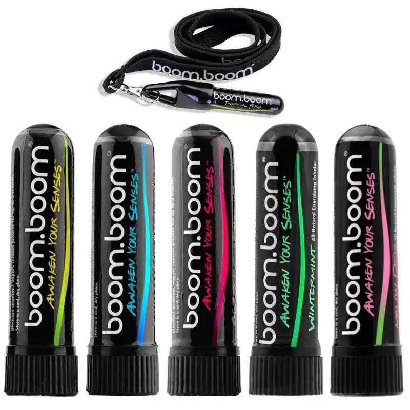 BoomBoomNasal-Focus &Freshness boom boom l BoomBoomNasal Stick (5 Pack)-0il Vapors l Featured on ShaekTankBreathe In Life l PowerfulEssentia l EnhancedBreathing &MentalSharpness llEssential Oils &Menthol