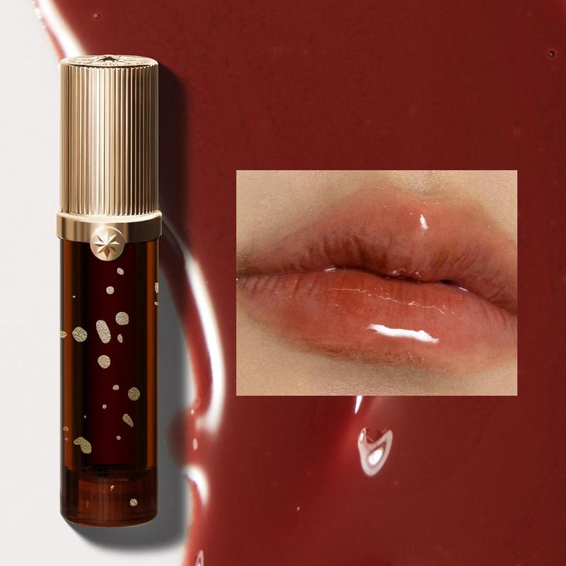 Long-lasting Lip Gloss, Glossy Moisturizing Lip Glaze Stick, Plumping Lip Oil Lip Stick for All Occasions Makeup, Girls and Women, Christmas Gift