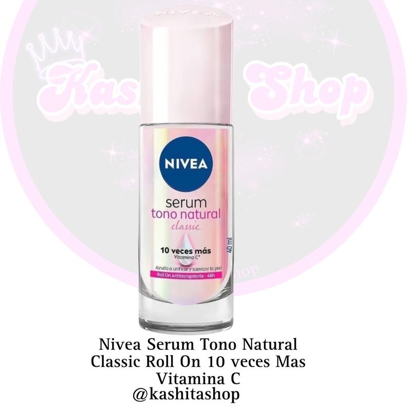 Deodorant Natural Tone Classic Vitamin C Roll On Deodorant Serum 40 ml - 10 times brighter nivea rollon