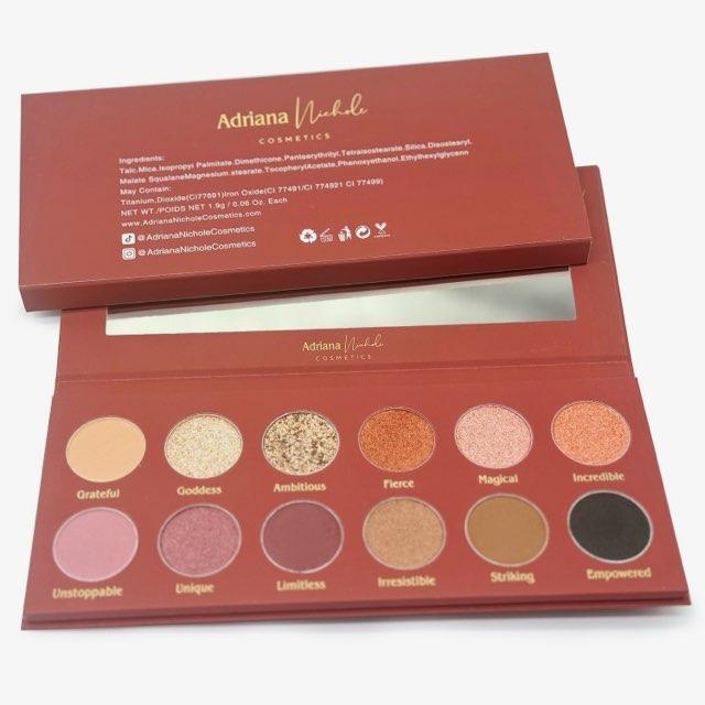 Warm Neutrals Eyeshadow Palette by Adriana Nichole Cosmetics