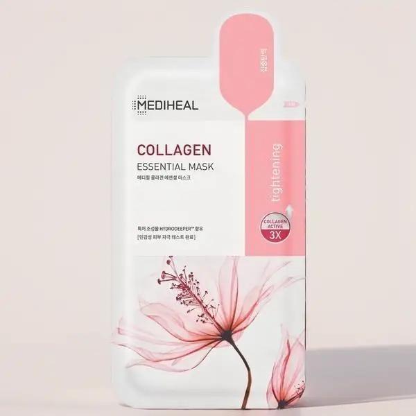 Mediheal Collagen Hydrating Essential Sheet Mask Flower Skincare