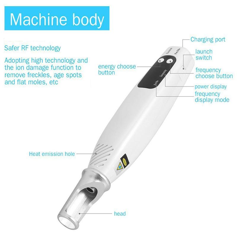 Handheld Picosecond Laser Pen Tattoo Scar Freckle Removal Machine Skin Beauty Device