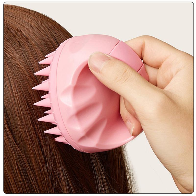 2 pcs Scalp Massager Shampoo Brush, Soft Silicone Dandruff Removal, Scalp Massager for Hair Growth, Wet Dry Brush for  Body Care Comfort Accessories