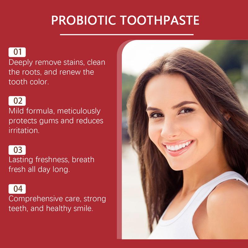 AN Probiotic toothpaste Clean odor dirt Care for teeth Clean teeth Care Daily care toothpaste