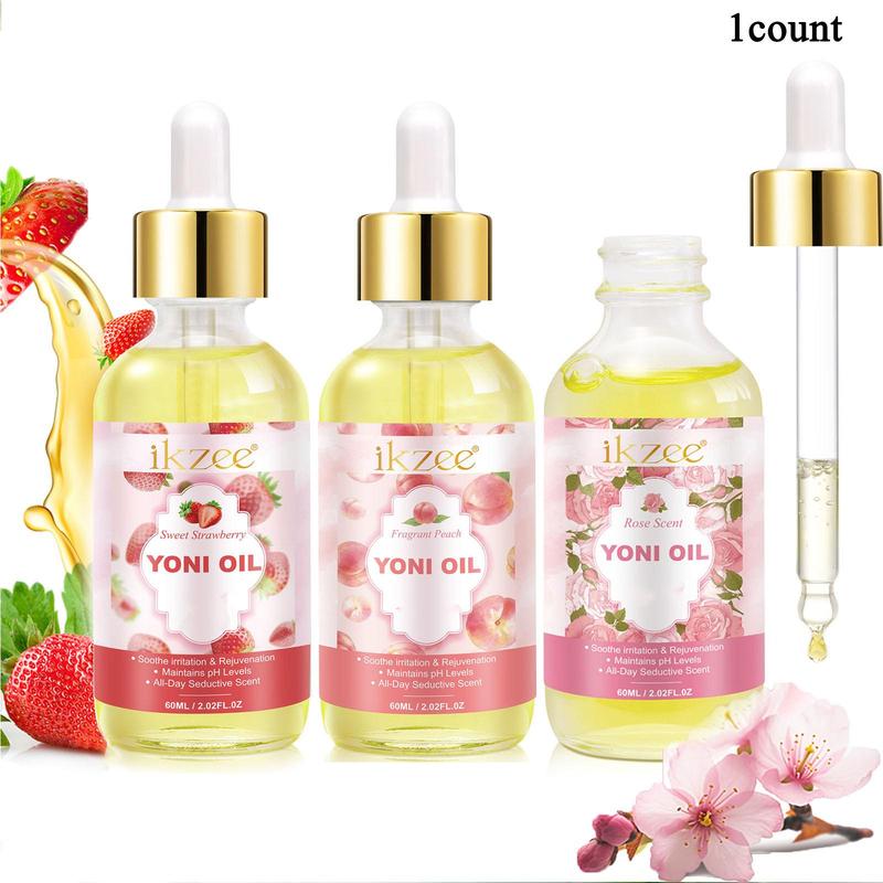 Rose & Peach & Strawberry Scent Body Oil, 1 Count Moisturizing Body Oil, Hydrating Body Care Oil, Body Massage Oil, Body Care Product for Women & Girls