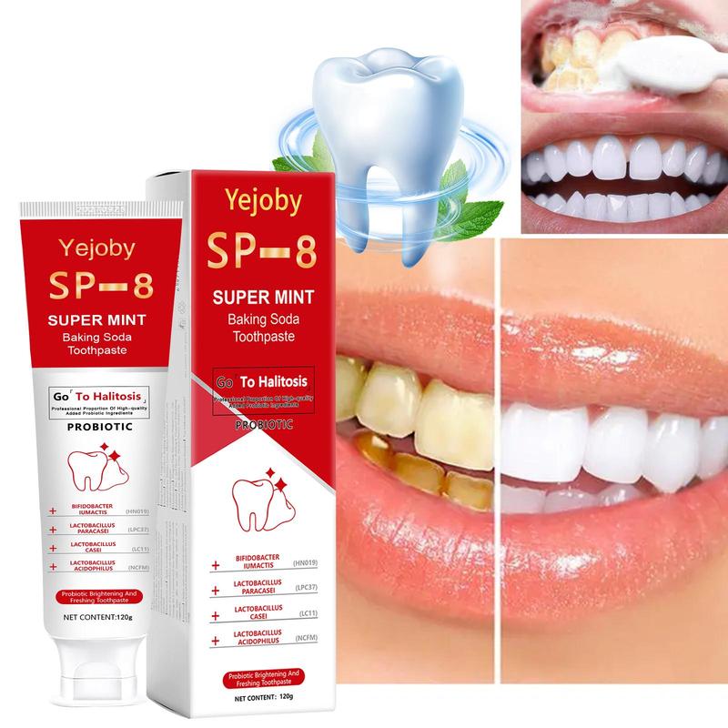 [Only $10.99!!!] SP-8 Probiotic Whitening Toothpaste, Free of Fluoride, Hydroxyapatite, Anti plaque, Oral Health Management Teeth Whitening Solution Effect is better than SP-6 and SP-7,SP-8 SP-6 SP-4 sp-8 sp-6 sp-4 sp8 sp6 sp4 SP-10