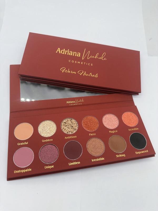 Warm Neutrals Eyeshadow Palette by Adriana Nichole Cosmetics