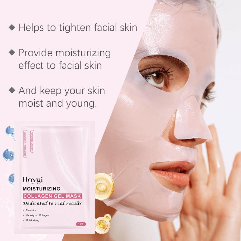 Collagen Facial Mask, 4 Counts set Moisturizing & Nourishing Skin Care Mask, Skin Care Product for Women & Men All Skin Types