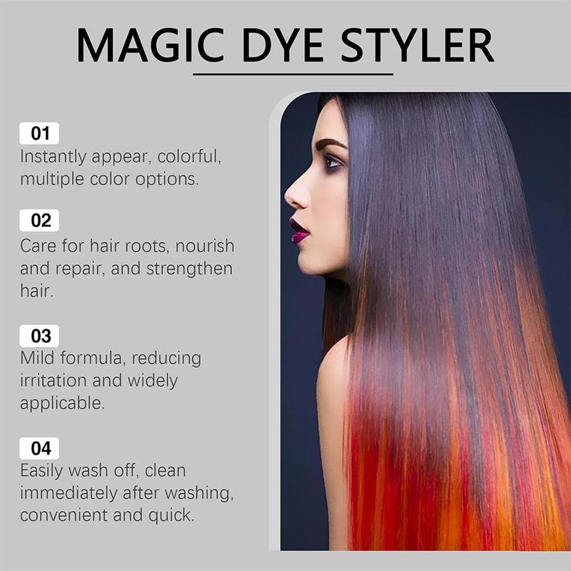 Natural Look Temporary Hair Dye Wax, 1 Count Washable Long-lasting Hair Dye Cream, Moisturizing Hair Care Product for Festival Party, Christmas Gift