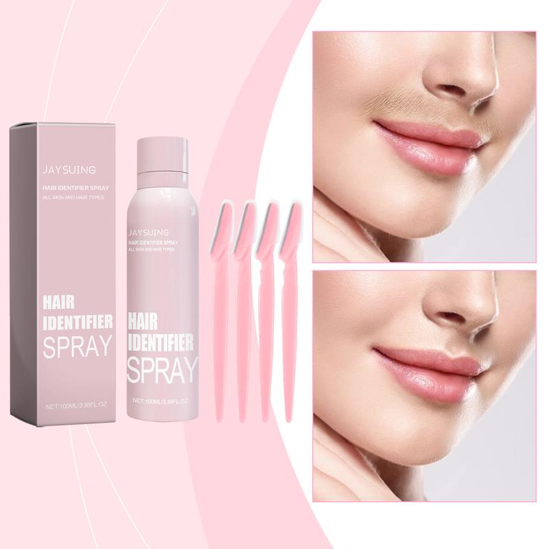 Jaysuing facial hair removal spray easily softens hair facial skin cleansing mild hair removal spray