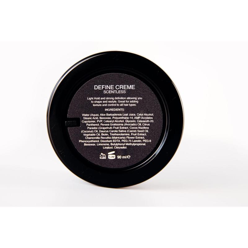 Rich Gay Aunt Define Creme - Light Hold and Strong Definition for All Hair Types (90ml) - Scentless Haircare