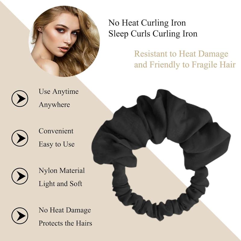 Soft Heatless Hair Curler, Hair Curler Scrunchies for Sleeping Overnight, Hair Styling Tool for Women & Girls