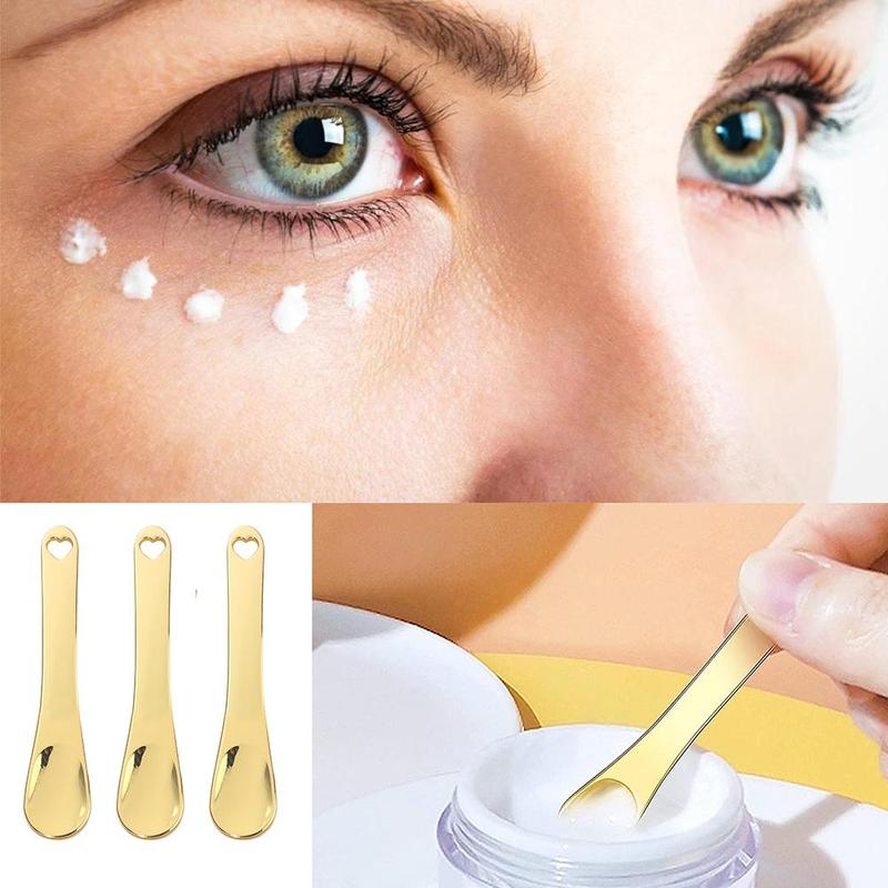 Eye Massage Stick, 5 Counts set Eye Cream Spatula, Cosmetic Spatula, Roller Massage Stick, Facial Skin Care Tool for Women