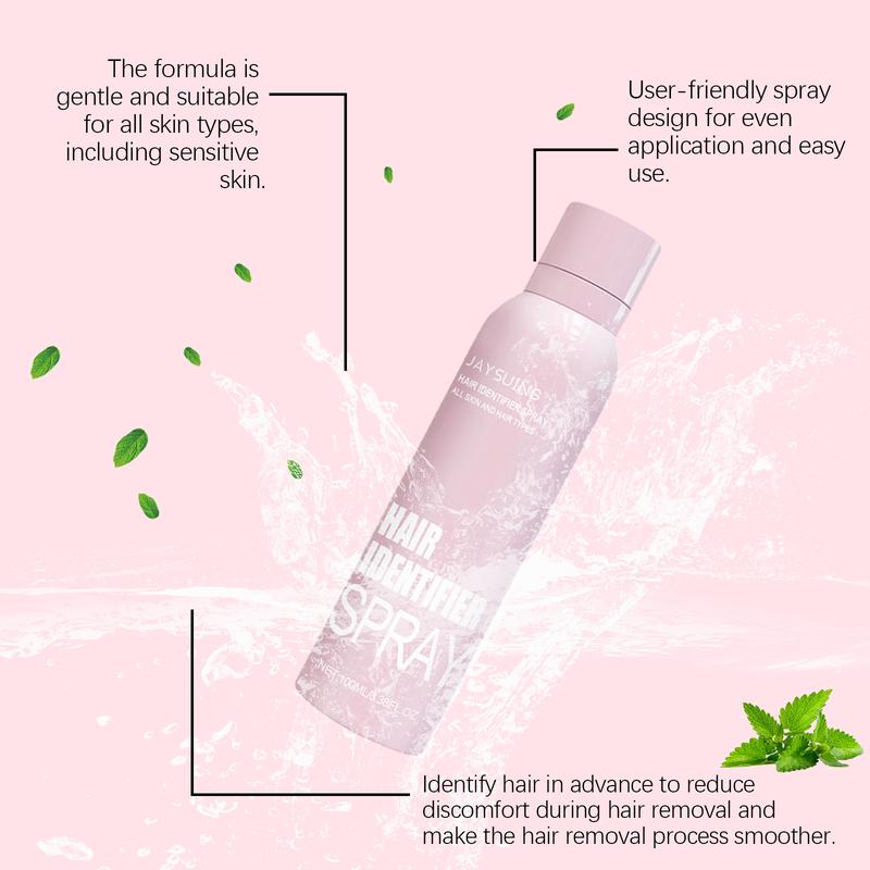 Jaysuing facial hair removal spray easily softens hair facial skin cleansing mild hair removal spray