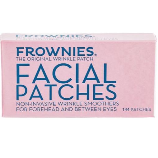 FROWNIES Forehead and Between the Eyes Wrinkle Patches - Hypoallergenic Facial Patches to Smooth & Soften Forehead Wrinkles & Eleven Lines - For Overnight Use, 144 Patches