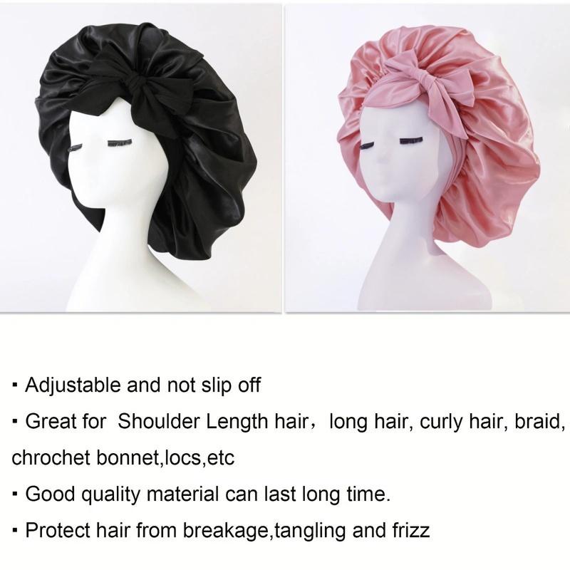 Heatless Hair Curler With Elastic Satin Bonnet for Sleeping Overnight Curls Set,  Silk Bonnet Sleep Cap and Heatless Curls Headband No Heat Curl Rod Kit for Women Curly Haircare Gift