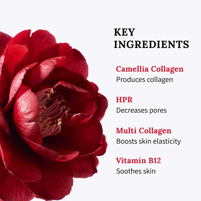 [2 hours Collagen Booster] ROUND LAB CAMELLIA DEEP COLLAGEN FIRMING GEL MASK 34g