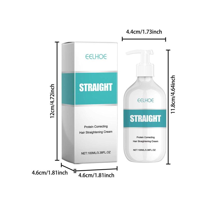 Straightening Hair Cream, Moisturizing Hair Care Cream, Hair Care & Styling Product for Women & Men, Hair Smoothing Cream