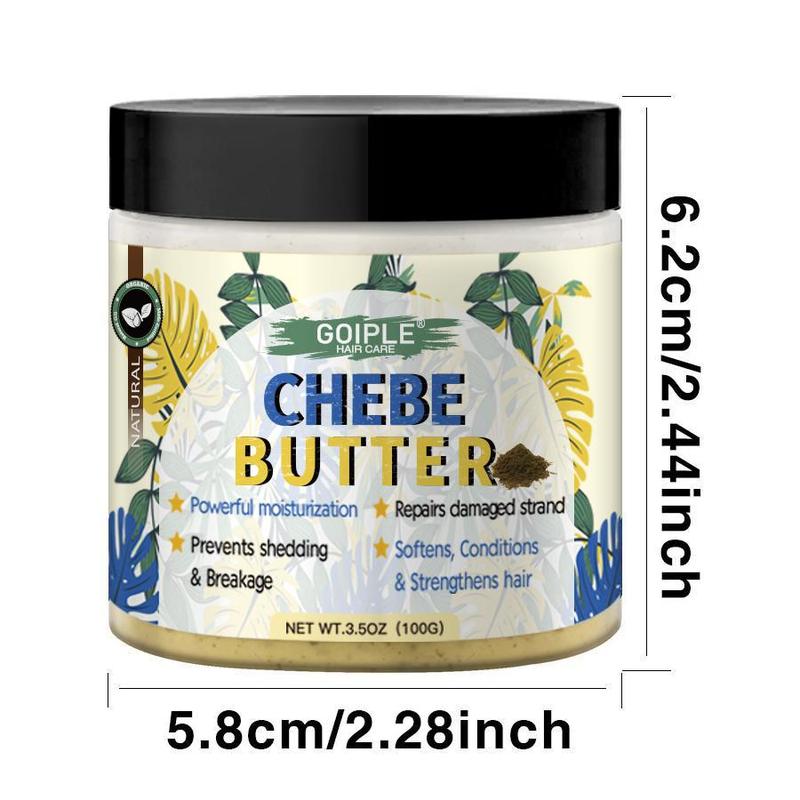 100g Chebe Butter Hair Care Cream, Hair Moisturizing and Conditioning Hair Butter, Hair Care Product for Dry & Damaged Hair