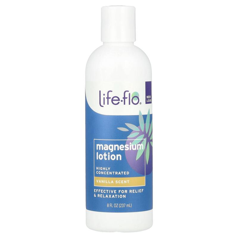 Life-flo Magnesium Lotion, Vanilla, 8 fl oz (237 ml)