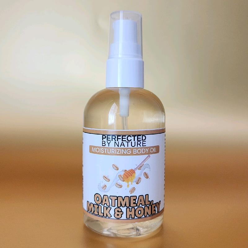 Body Oil Oatmeal, Milk & Honey  - Nourishing Moisturizer for Ultimate Comfort and Body Care