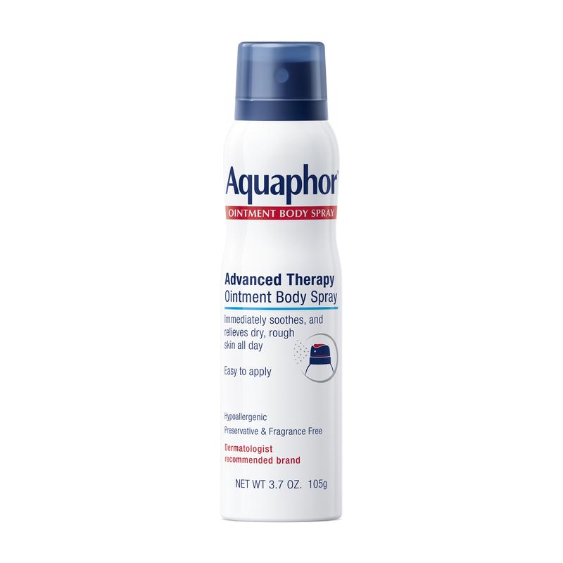 Aquaphor Ointment Body Spray Fast-acting Moisturizer for Dry Skin with ProVitamin B5