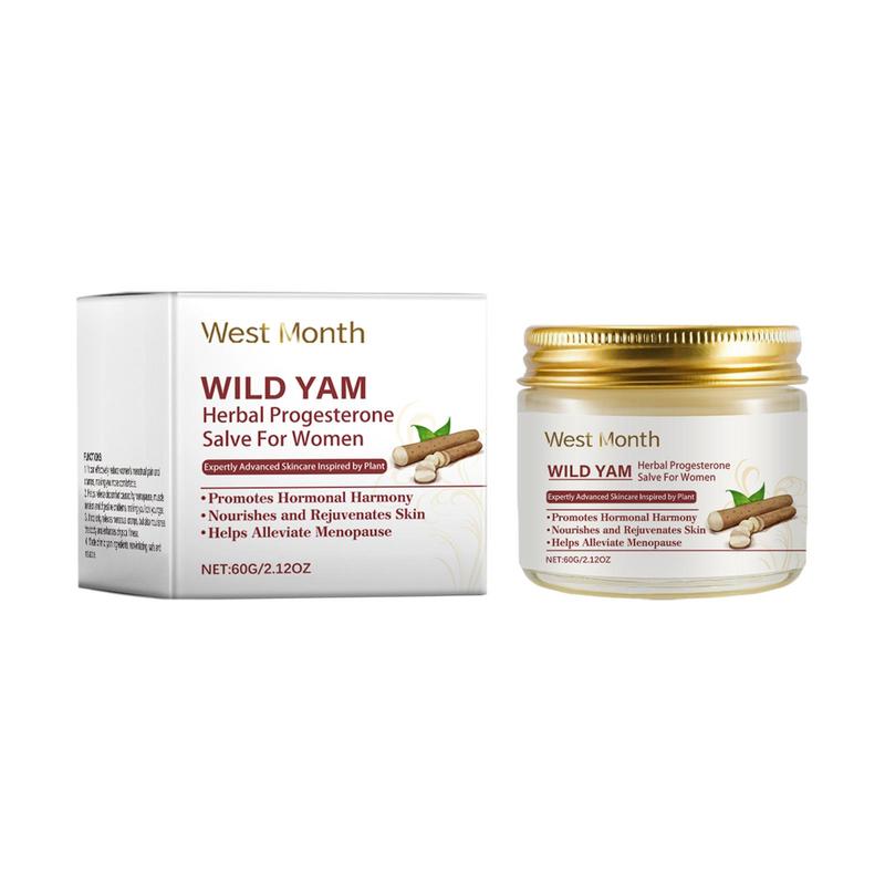 Wild Yam Body Moisturizer, 1 2 Boxes Natural Extract Nourishing Body Care Cream, Body Care Product for Women, Daily Massage Care Cream for Women