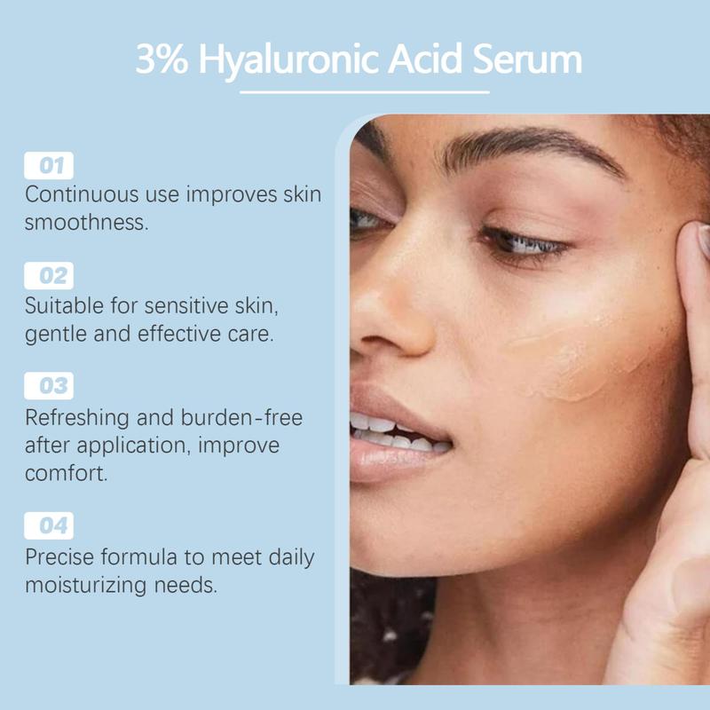 Hyaluronic Acid Serum for Face, Moisturizing Skin Care Serum, Hydrating Skin Care Product for Women & Men, Skin Care Products for Daily Use