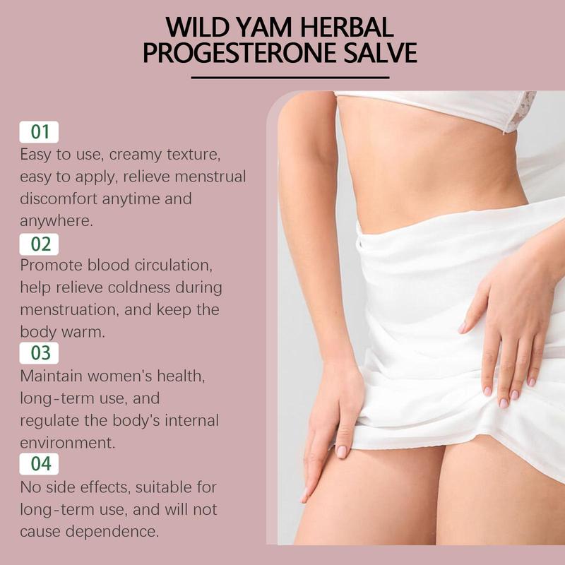 Wild Yam Body Moisturizer, 1 2 Boxes Natural Extract Nourishing Body Care Cream, Body Care Product for Women, Daily Massage Care Cream for Women