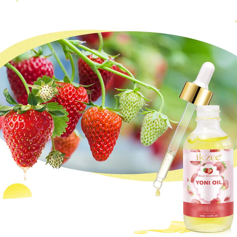 Ikzee Strawberry Body Oil (60 ml) Body Oil Body Care Moisturize Massage Oil Comfort